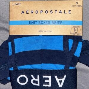 Aéropostale Blue Striped Boxers 💕 || (NWT)